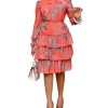 Layered Ruffles Dress - TORFEO Outlet