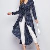 Polka Dot High-Low Top - TORFEO Outlet
