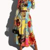Retro Print Dress - TORFEO Outlet