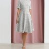 Textured Tweed Dress - TORFEO Outlet